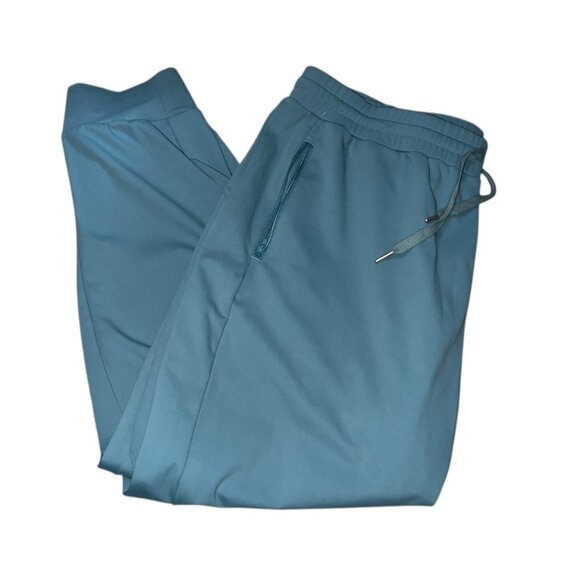 Halara Drawstring High Waisted Zipper Pocket Jogger Pants Sz 2XL Womens Mineral - Picture 1 of 13